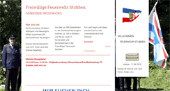 Desktop Screenshot of feuerwehr-stubben.de